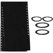 Resim Homyl Şezlong Için Suya Dayanıklı Evrensel Yedek Kumaş Siyah 