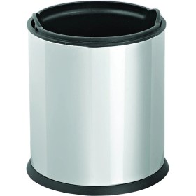 Resim Fndhome Kapaksız Çöp Kovası 5 lt 430 Kalite Paslanmaz Banyo ve Wc Aksesuarı 