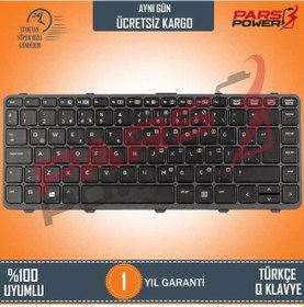 Resim HP Uyumlu Probook 640 G1 (F1Q65Ea) Notebook Klavye Işıklı (Siyah Tr) 