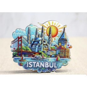 Resim Ahşap İstanbul Temalı Magnet Alk4600 - 
