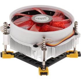 Resim 12V Pc Soğutmalı Fan 12CM Cpu Soğutucu Isıkızlar Için Lga 775 1151/1155/1155/1156 (Yurt Dışından) 