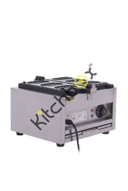 Resim Kitchbox Endüstriyel Dönmeli Kafes Waffle Makinesi 