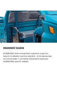 Resim Kuba Gl35000 Elektrikli Pikap Kabinli Beyaz 