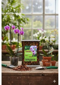 Resim 5 Litre Orkide Toprağı - Çam Kabuğu Ve Cococips Karışımlı - Elenmiş Temizlenmiş Iri Parçalı 5 Lt 