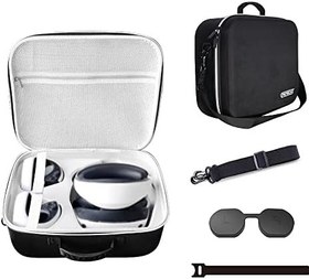 Resim BeisDirect VR Travel Carrying Cases Compatible with PS VR2 All-in-one VR and Accessories, Hard EVA Travel Case Storage Bag Portable Traveling Bag for VR Headset and Handle 