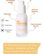 Resim Frankly %5 niacinamide içeren cilt tonu eşitleyici aydınlatıcı ve leke karşıtı sunday glow serum 37ml 