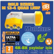 Resim 4 Lü Lnb Multiline Ultra Hd Uyumlu Dörtlü Lnb Multiline