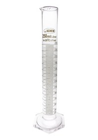 Resim Achem 250ML Cam Mezür Uzun Form Kırmızı Skala 