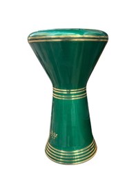 Resim Profesyonel Gawharet El Fan Darbuka Yeşil Özel Seri 