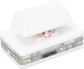 Resim USB Düğmesi Tek Klavye, Programlanabilir 1 Tuşlu Klavye RGB Aydınlatmalı OSU Tuş Takımı, Oyuna Özel Kısayol Kombinasyonu Tuş Klavyesi (WHITE) 