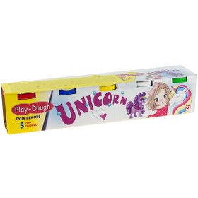 Resim Oyun Hamuru 5 Renk Unicorn 5 100 Gram 
