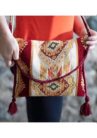 Resim Bk Gift El Yapımı Otantik Türk Kilim Omuz Çantası -4, Günlük, Kitap, Tablet, Plaj Ve Seyahat Çantası Kobitmeyencom35839 Bk Gift 