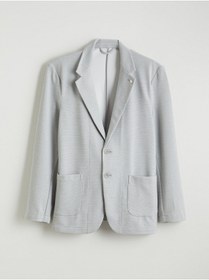 Resim LC Waikiki Gri Dar Kalıp Erkek Blazer Ceket 
