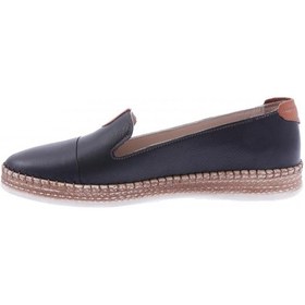 Resim Dgn P01-22y Bayan Strobelli Anatomıc Footwear Deri Ayakkabı P01-1512-R1534 Siyah 