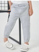 Resim Mami-kids Düz Renkli Yenidoğan Erkek Bebekler İçin Jogger Pantolonl 226609462 Gri 