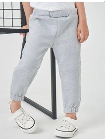 Resim Mami-kids Düz Renkli Yenidoğan Erkek Bebekler İçin Jogger Pantolonl 226609462 Gri 