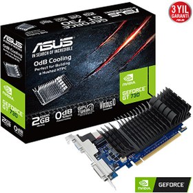 Resim GeForce GT 730 GT730-SL-2GD5-BRK 2 GB 64 Bit GDDR5 DX11 Ekran Kartı 