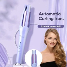 Resim Otomatik Dönebilen Bukle Makinesi Mavi 