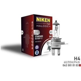 Resim Nıken H4 60w/55w Halojen Ampul P43t 12v-183737 