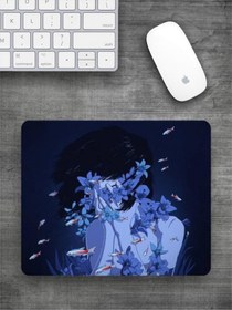 Resim ANIME Baskılı Dikdörtgen Mouse Pad BSKBZR 