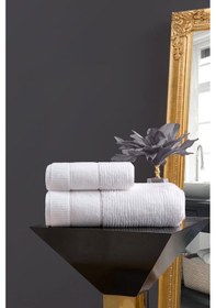 Resim Varol Venedik Micro Cotton Banyo Havlusu 90x150cm Krem-90x150cm Krem 