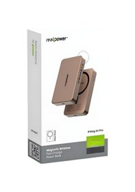 Resim Realpower R Mag Air 20w Pd 5000 Mah Magsafe Powerbank - Çöl Çöl 