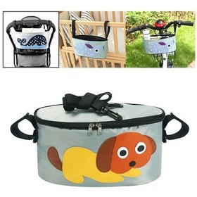Resim Cbtx Araba Bebek Saklama Çantası Elektromobil Bisiklet Arabası Saklama Çantası Kapaklı Asılı Çanta Sku-07-dog 