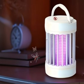 Resim Taşınabilir USB Güçlü Sivrisinek Öldürücü Lamba - Verimli Sinek Tuzağı ile UV Işığı, Sessiz Yatak Odası Kullanımı, Ev ve Ofis için İdeal, Duvara Monte Edilebilir ve Masaüstü Tasarım, PC Malzemesi, Ofis Sivrisinek Tuzağı Çözümü | Sessiz Sinek Kontrolü | Verimli Haşere Eliminasyonu, Ev için Sivrisinek Kovucu 