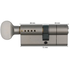 Resim Mul-T-Lock Multlock Mtl600 Interactive Yüksek Güvenli Tuzaklı Mandallı Barel 71mm 3 Ant 