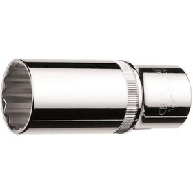 Resim Ceta Form 1-2'' 12 Köşe Yıldız Derin Lokma Anahtar 17 Mm N11.28104 