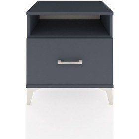 Resim Hyperion Komodin Tek Raflı Tek Çekmeceli 60x44x64 Antrasit-an... Antrasit 