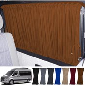 Resim Pandami Mercedes Sprinter W907 Orta 2018+ Uyumlu Taba Raylı Oto Perde Takımı 