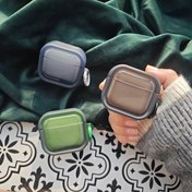 Resim Yaratıcı Morandi Renkli Düz Renk Malzeme Desensiz Yaratıcı Trend, Üç Boyutlu Fotoğraf Çerçevesi Şekilli Daire Tokalı for 1/2/3/pro/pro2 Kulaklık Kılıfı, Cihaz Kılıfı,Minimalist Tasarım,Moda Aksesuarı,Esnek Kapak,Dayanıklı Malzeme,Benzersiz Tasarım,Öğrenciler,Profesyoneller 