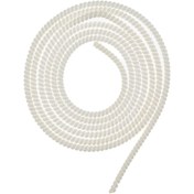 Resim SPELT Şarj Aleti Kablosu Kablo Kordon Koruyucu Spiral Sarma Kılıf Koruma White Pearl 