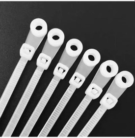 Resim Powermaster Pm-26329 Beyaz Delikli Kablo Bağı 2.5x100mm - 186324 