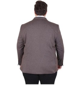 Resim Starbattal Erkek Büyük Beden 4 Drop Blazer Sedef Ceket 500606 Kahverengi Kahverengi 