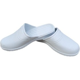 Resim Kaydirmaz Beyaz Banyo Terlik Beyaz 