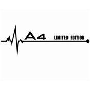 Resim Redline Grafik Siyah Sticker Limited Edition 2 Adet 