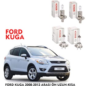 Resim FORD KUGA 2008 MODEL ÖN UZUN-KISA 4 LÜ FAR AMPÜLÜ TAKIMI BOSCH 