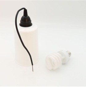 Resim Eko Dış Mekan Aydınlatma Kırmızı Ampul Bahçe Feneri Beyaz 