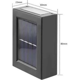 Resim Aycer Yeni Model Solar Çift Taraflı Duvar Lambası Dekoratif Duvar Lambası - Lisinya 