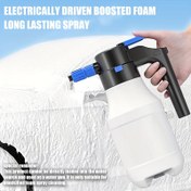 Resim 1.5L Elektrikli Araba Köpük Püskürtücü, Araba Yıkama Elde Köpük Sulama Kavanozlu Hava Basınçlı Püskürtücü, Araba Yıkama Köpük Tabancası Araba Yıkama RV Yıkama 