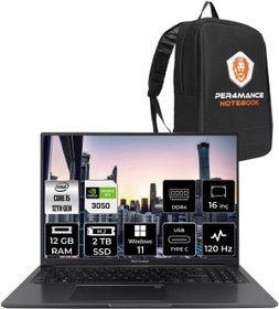 Resim ASUS Vivobook 16X K3605ZC i5 12450H 12GB 2TB SSD RTX3050 16'' FHD W11 