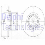 Resim Delphi Bg3551 On Fren Disk Aynasi Havali 236mm Matiz 98 96455424 (WH255762) (FİYAT:2 ADET İÇİNDİR) 