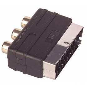 Resim Scart-Rca Adaptör Scart Tos Adaptör Çevirici 