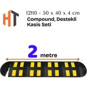 Resim Kauçuk Yol Kasisi, Destekli Kasis Seti 2 Metre 