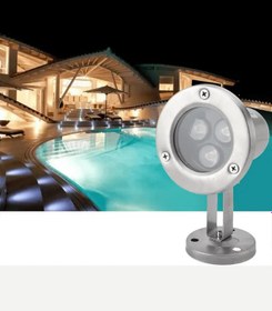 Resim Atanur Chromium Krom Kasa S/U Havuz Aydınlatma IP68 - 3000K - Sarı Işık / 3w 12V 