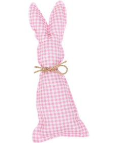 Resim Suntek Magideal Paskalya Tavşanı Dekor Bebek Sevimli Pembe ekose 