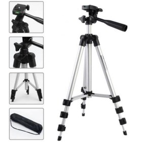 Resim BUFFER® 360 Derece Ayarlanabilir Katlanabilir Profesyonel Çekime Uygun 65 cm Ayaklı Tripod 