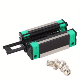 Resim HGH20CA kare blok yataklarla DIY CNC Router Kiti, Torna ve Taşınlar için bir parça HGH20CA kare blok yataklarla birlikte lineer kaydırma rayi rehberi. 